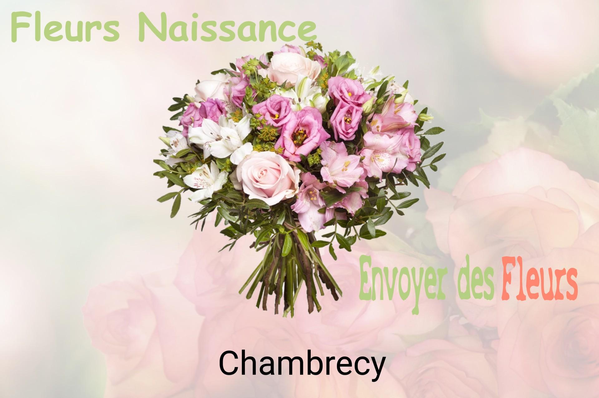 Bouquet de fleurs de naissance livré à Chambrecy